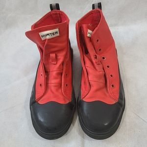 Hunter For Target Dipped Canvas Highhtop Sneakers No Laces